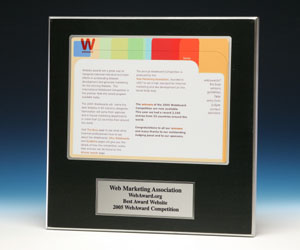 2003 WebAward Image Plaque
